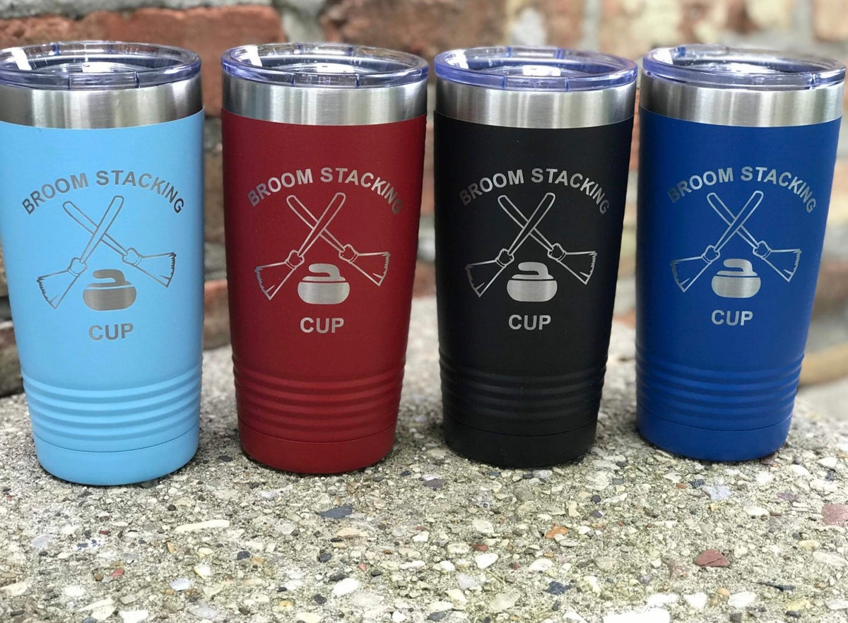 Broom Stacking Stainless Steel Tumblers