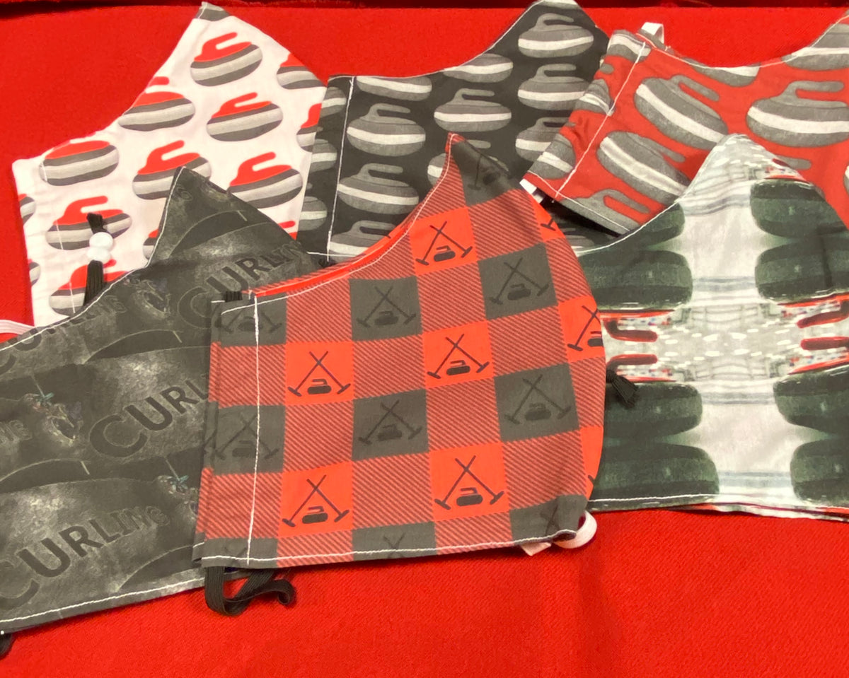 Curling Themed Facemask
