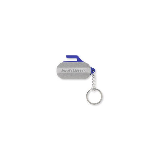 Goldline Curling Stone Keyring