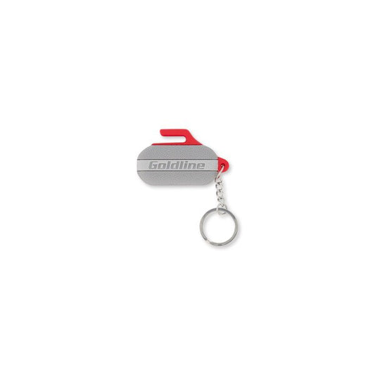 Goldline Curling Stone Keyring